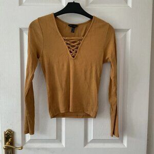 Mustard long sleeve top